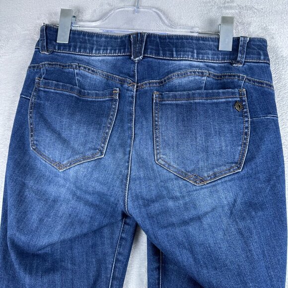 Democracy Skinny Jeans Womens Size 6 AB Solution Mid Rise B1105BKV230 Blue - Picture 4 of 12